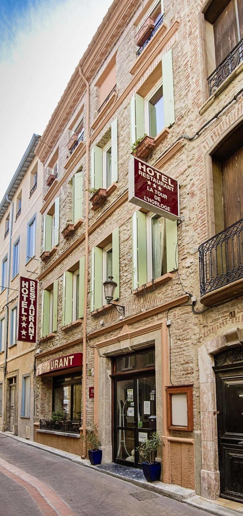 Hotel" La Tour De L'Horloge " Rivesaltes Exterior foto